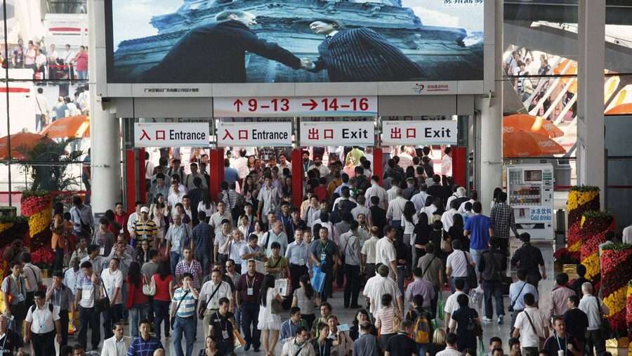 Udstillingshal på Canton Fair
