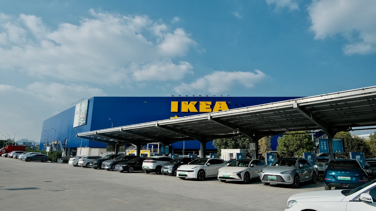 IKEA-butiksfasad i Kina