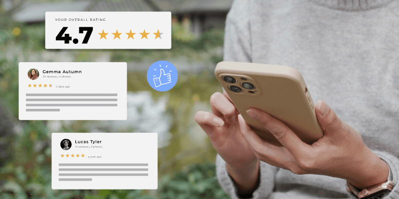 Top Chinese Shipping Strategies for Dropshipping Businesses 7 An image showing a store owner reading customer reviews or using a feedback application.