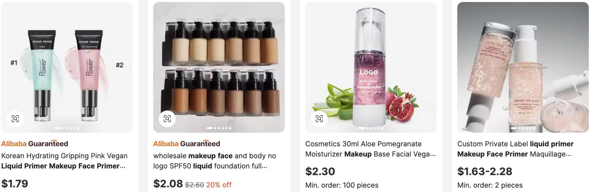Top 50 Beauty Dropshipping Products & Suppliers For 2025 20 Liquid Primers