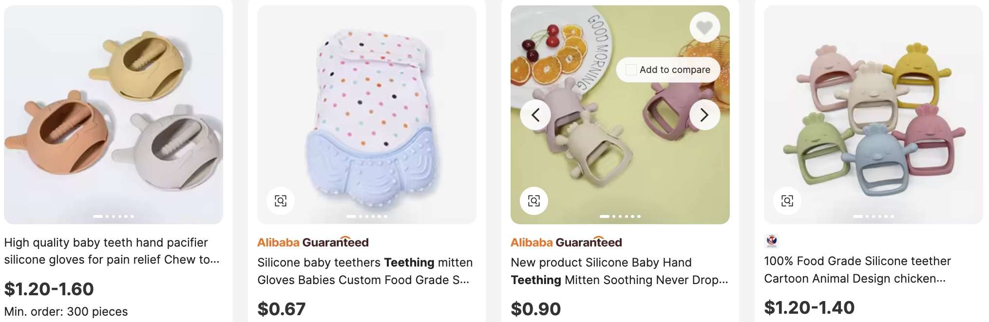 Teething Mitts
