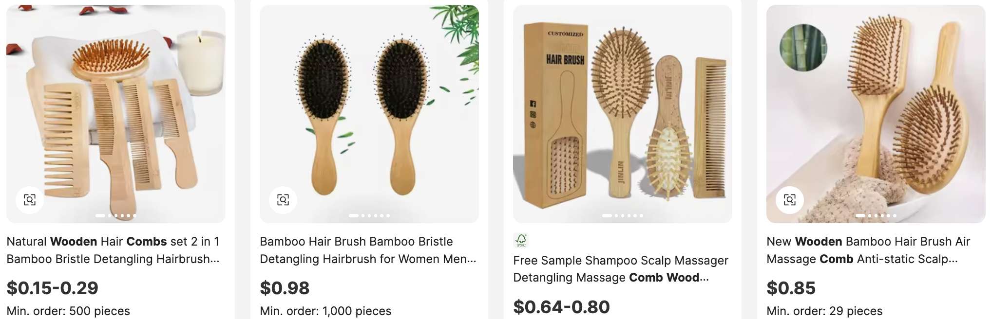 Top 50 Beauty Dropshipping Products & Suppliers For 2025 24 Wooden Combs to Reduce Frizz