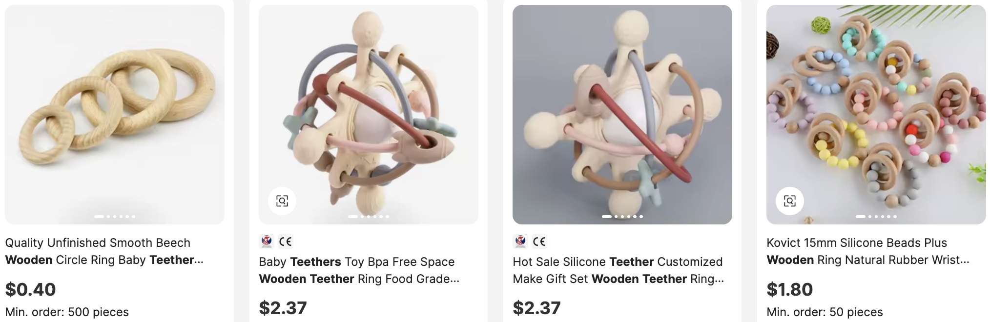 Wooden Teethers