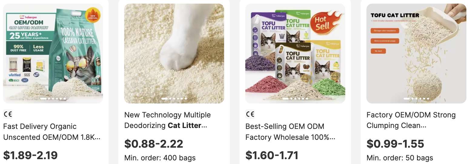 Compostable Cat Litter