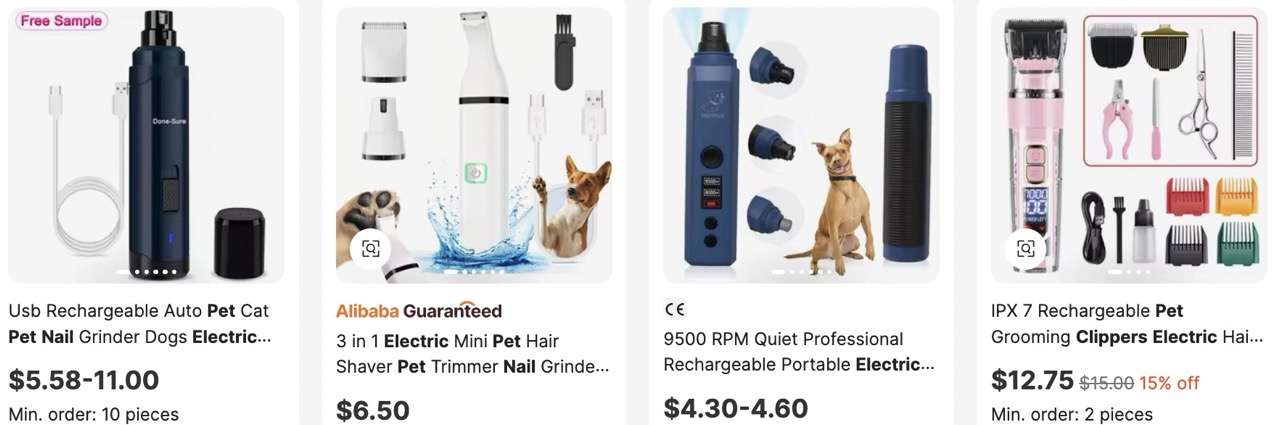 Electric Pet Nail Clippers