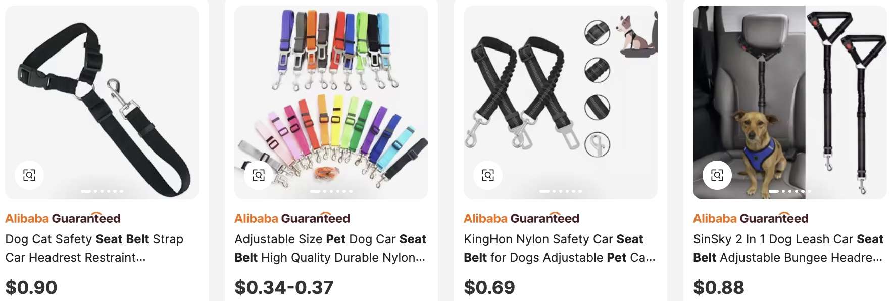 Pet Seat Belts