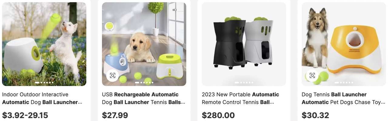 Rechargeable Automatic Ball Launchers