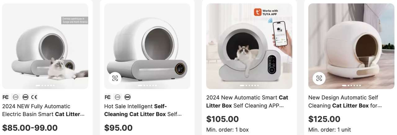 Self-Cleaning Cat Litter Boxes