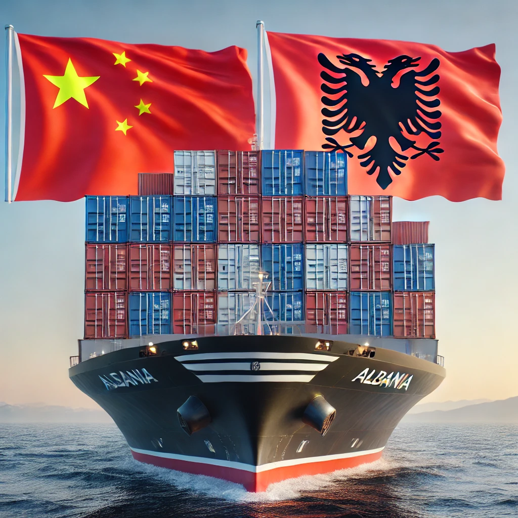 Shipping from China to Albania