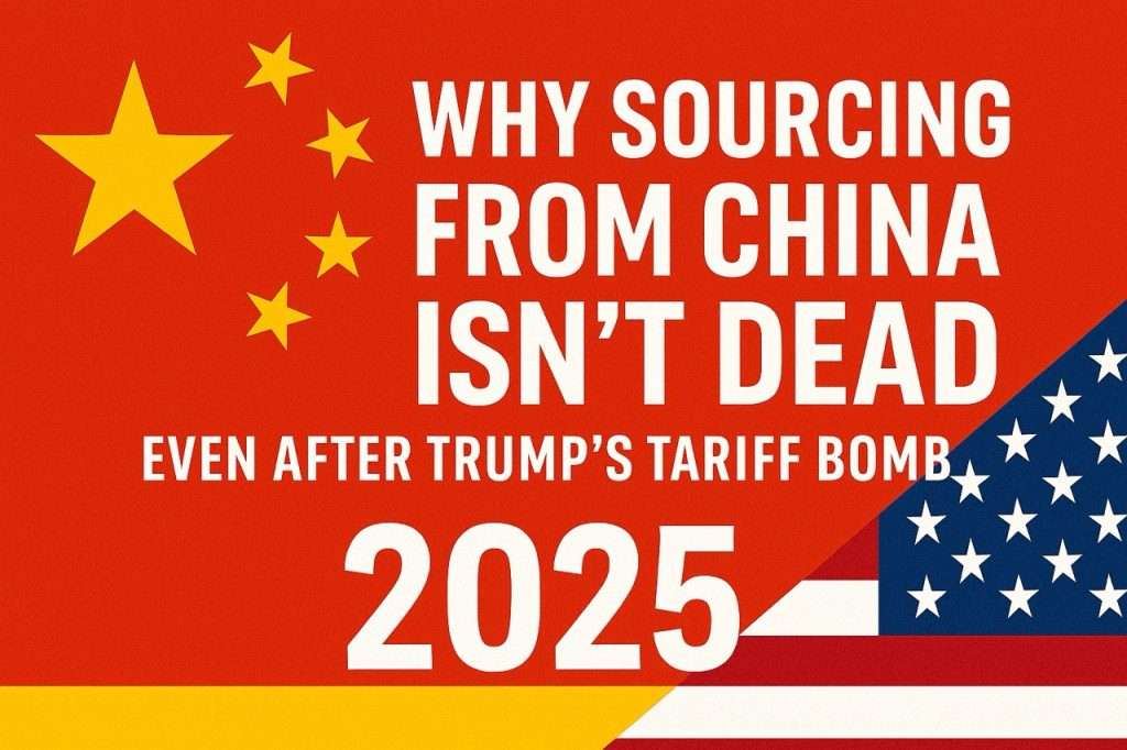 Bold thumbnail image showing “China Sourcing 2025” with visual emphasis on Trump’s tariffs and SINO Shipping strategies