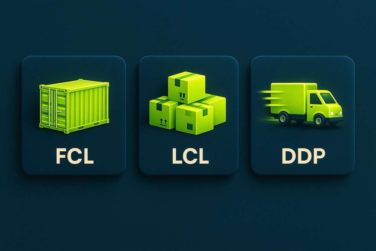 Rail Freight from China to the UK: Routes, Transit Times, Costs & Strategic Insights 5 FCL vs LCL vs DDP – Shipping Options from China
