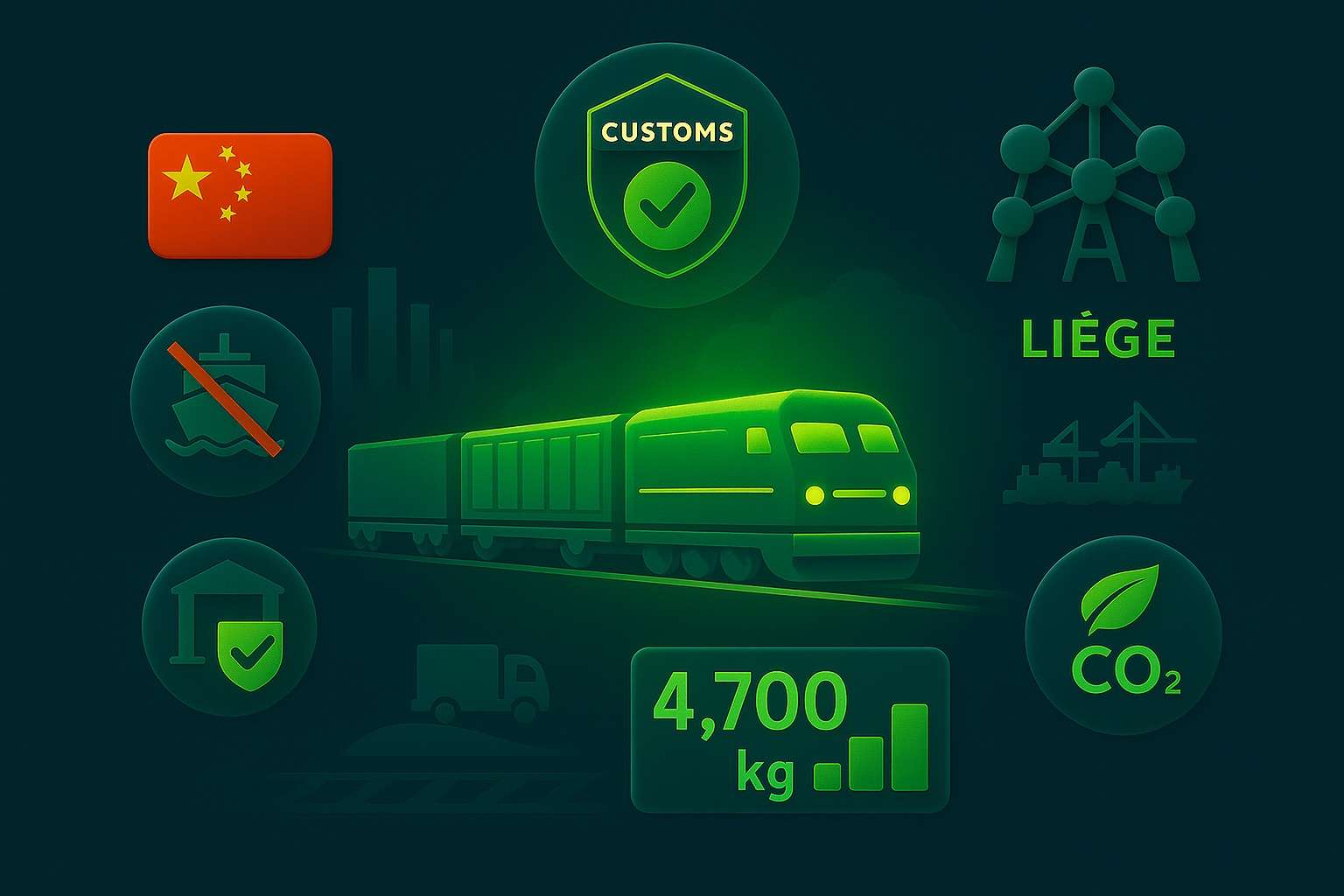 Rail Freight from China to Belgium: Routes, Transit Times, Costs & Strategic Insights 1 Rail Freight from China to Belgium Key Benefits for Belgian Importers