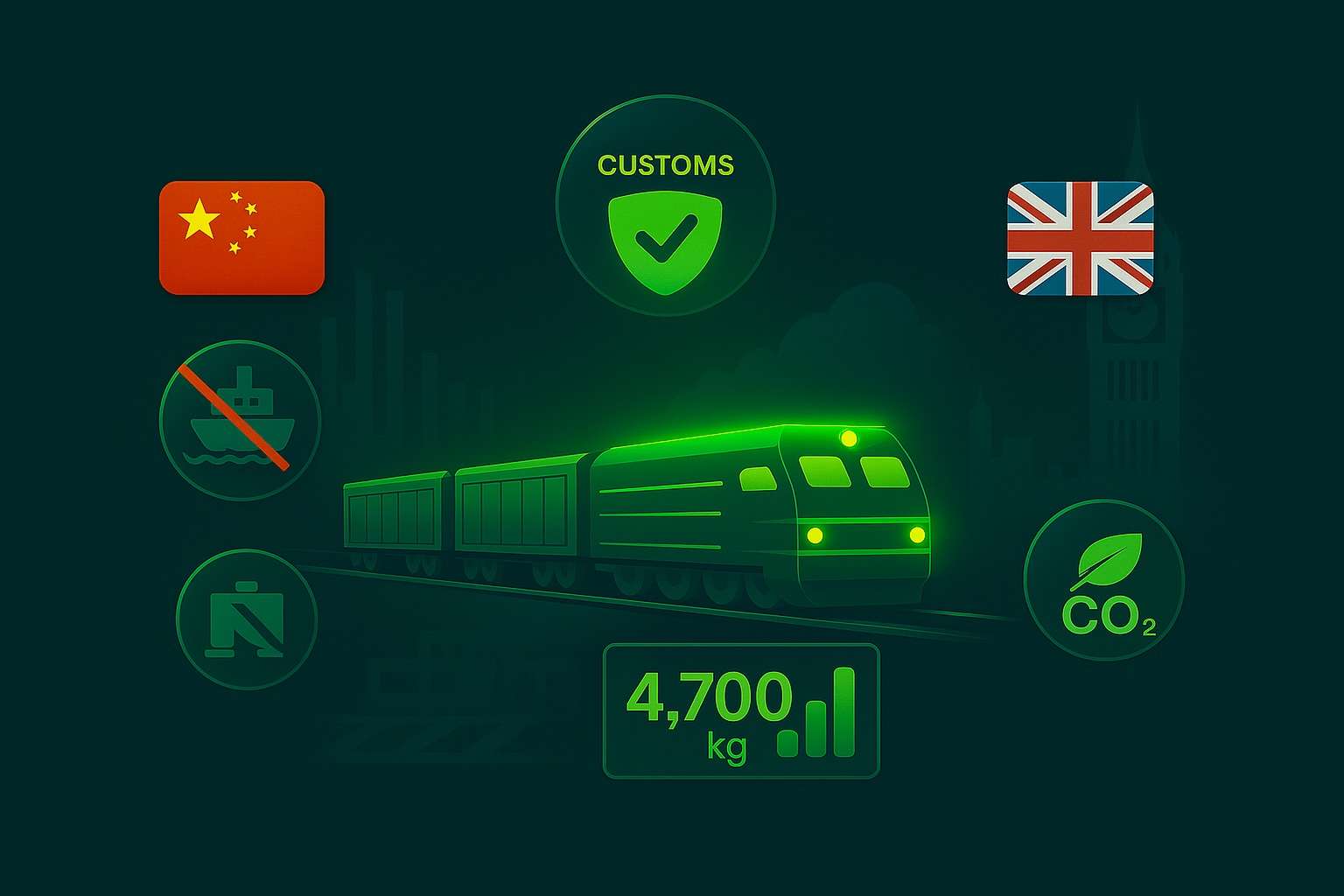 Rail Freight from China to the UK: Routes, Transit Times, Costs & Strategic Insights 1 Why UK Importers Choose Rail Freight from China
