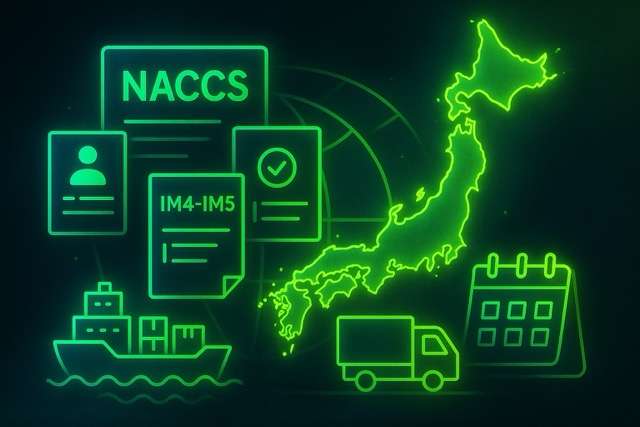 NACCS Pre-Clearance Guide for Japan Imports - Documents, Entry Types and Timelines