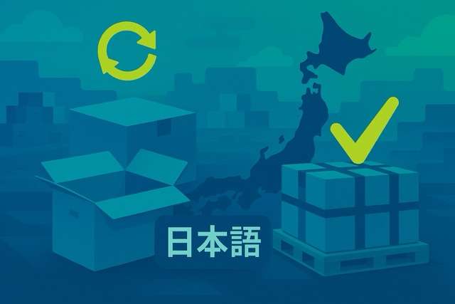Value-added services for Japan: repacking, Japanese labeling, palletization and cargo insurance